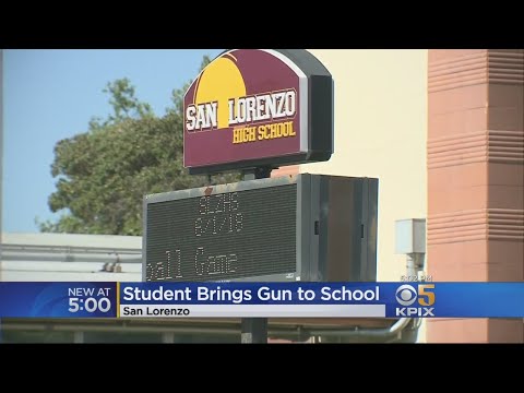 Teen Arrested At San Lorenzo High Armed With Loaded 9mm Pistol