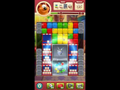 Toon Blast Level 8166 - NO BOOSTERS 🐻🐺🐱 | SKILLGAMING ✔️