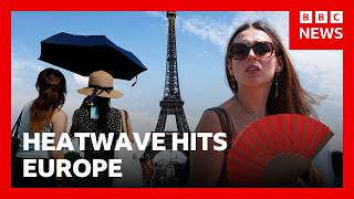 Download lagu Red heat alerts issued as Europe hit by heatwave | BBC News mp3