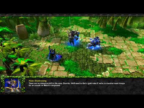 Warcraft 3 The Frozen Throne Sentinels Campaign Terror Of The Tides Miss 5 Balancing The Scales