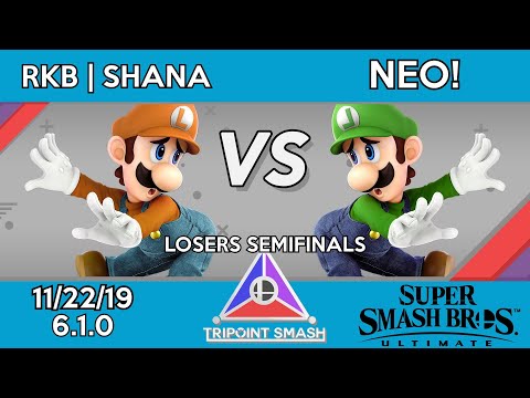 Tripoint Smash 87 - Losers Semifinals - RKB | Shana(Luigi) Vs. NEO!(Luigi)
