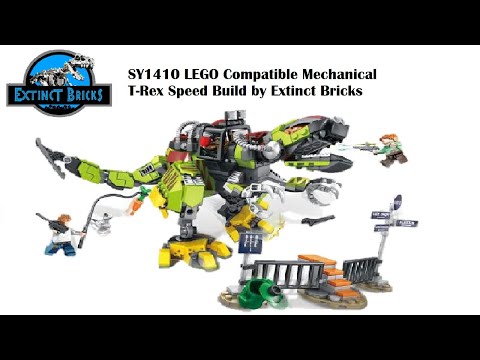 SY1410 LEGO Compatible Mechanical T-Rex Speed Build