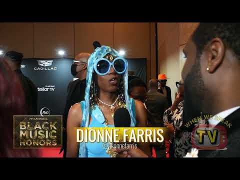 Dionne Farris Joins When We Speak TV on the Black Music Honors Red Carpet