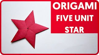 Origami Five Unit Star (Yamaguchi Makoto)