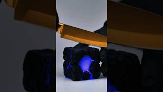 Oddly Satisfying Purple Magma Cube Slice | Prismatic ASMR #asmr