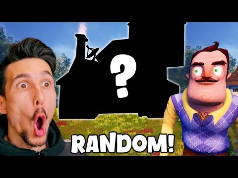 HELLO NEIGHBOR BUT THE NEIGHBOR'S HOUSE CHANGES EVERY 5 SECONDS!!