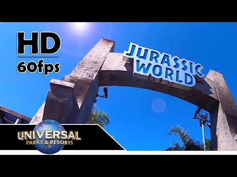 [NEW] JURASSIC WORLD RIDE: On-ride, Front Seat, HD POV @60fps | Universal Studios Hollywood