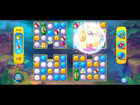 Fishdom level 8560 no boosters フィッシュダム