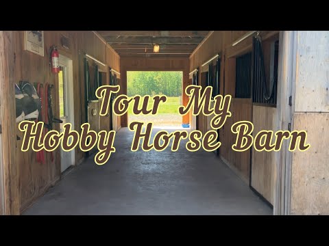 5 stall HORSE BARN tour, tips for new build customization, turnout and footing! ​⁠