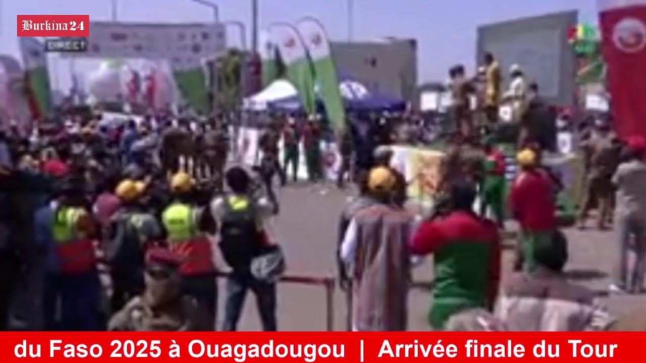 {DIRECT} Arrivée finale du Tour du Faso 2025 à Ouagadougou