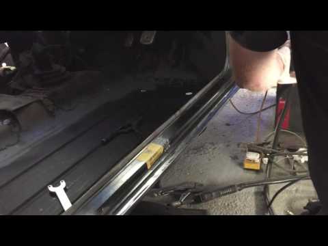 Classic Mini Restoration Door Step Spot Weld Part 4