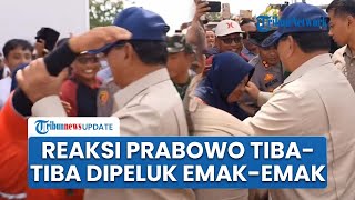 Aksi Sigap Paspampres saat Emak-emak Mendadak Peluk Prabowo hingga Terkejut
