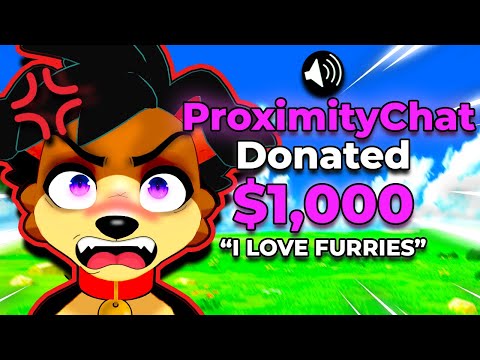 VR Chat Furry FREAKS OUT Over Fake Donations!