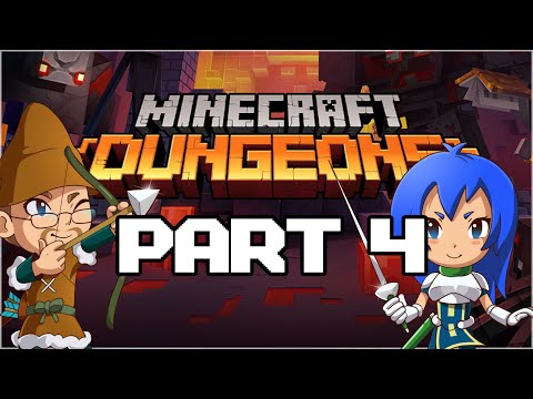 Minecraft Dungeons Walkthrough Part 4 Creepy Crypt Adventure (Nintendo Switch) co-op Gameplay