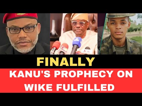 Finally:: Nnamdi Kanu's Prophecy About Nelson Wike Has been Full filled (SHOCKING)