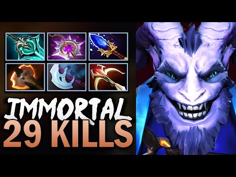 Riki Gameplay with Battlefury and 19 Kills - Dota 7.40