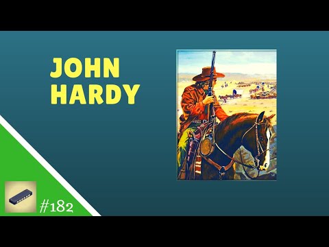 Aula 182 GAITA C - John Hardy (Leadbelly) - Tablatura fácil