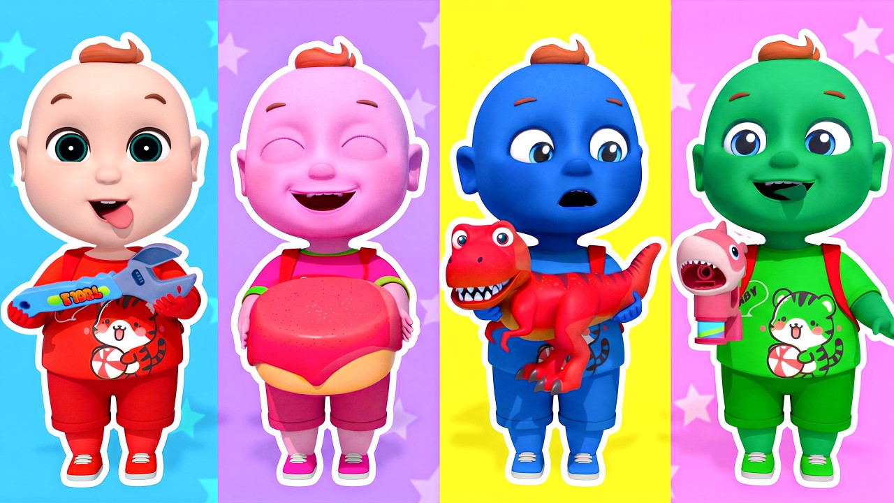 色についての歌 - これは何色？ - カラフルな赤ちゃん - Color Song | 子供の歌と童謡 | こどものうた | Pulka - 子どもの童謡