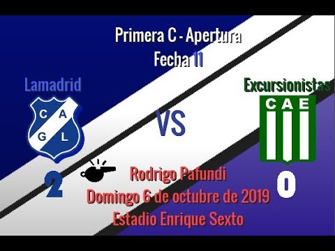 Lamadrid 2 - 0 Excursionistas [COMPACTO - APERTURA "PRIMERA "C FECHA 11]