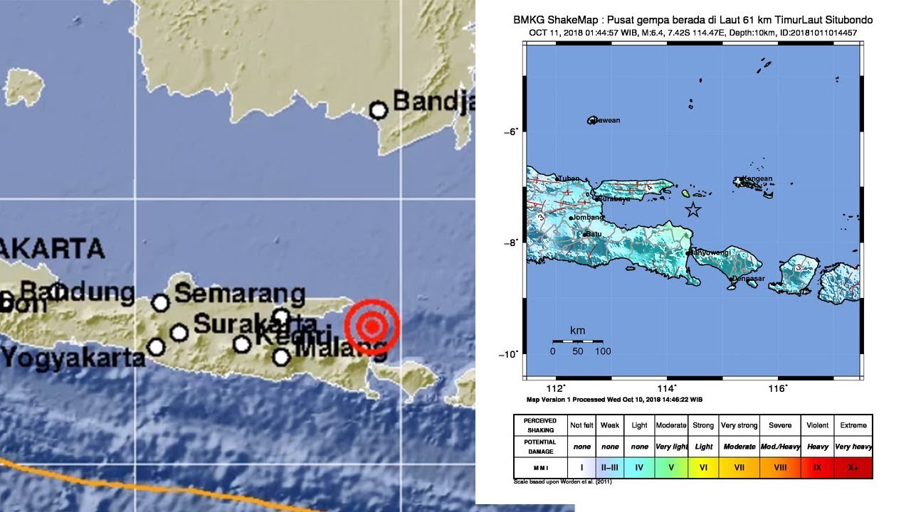 Gempa Berkekuatan 64 SR Guncang Situbondo Warga Diharap Waspada Gempa Berkekuatan 64 SR Guncang Situbondo Warga Diharap Waspada