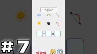 Brain Up IQ Pack Easy Quiz 7 Complete the equation Gameplay Solution Walkthrough