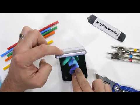 Samsung Z flip 3 durability  test! 2021