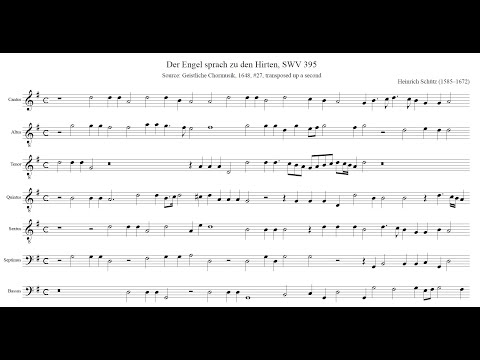 Schütz: Der Engel sprach zu den Hirten