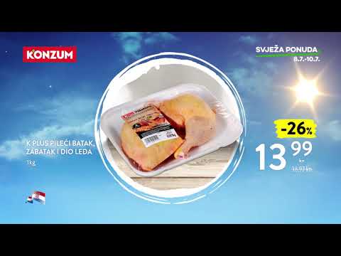 Konzum super akcija od 08.-10.07.2019.