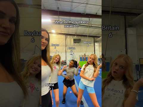 WHAT DO THE NUMBERS MEAN?? 🤔 #dance #trends #britainandbaylaa