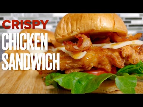 Bacon & Swiss Chicken Sandwich| Delicious Homemade Chicken Sandwich Recipe