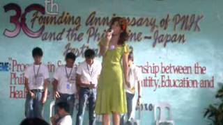 takako sensei singing Ngayon at Kailanman
