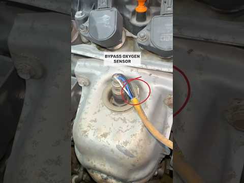 How to bypass oxygen sensor heater in any car p0420 #bypass #oxygen #sensor