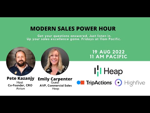 Modern Sales Power Hour with Emily Carpenter, AVP ... - YouTube