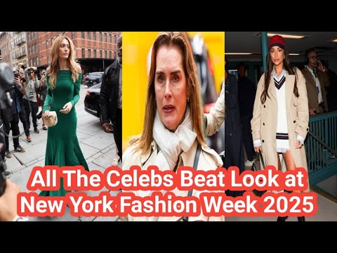 All the Celebs at New York Fashion Week Spring 2025: See the Best Looks