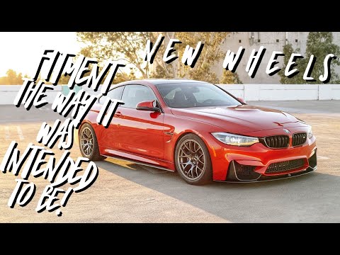 BMW M4 GETS NEW TRACK WHEEL SETUP!! ALL THE MEAT 🥩 Super Aggressive Track Fitment