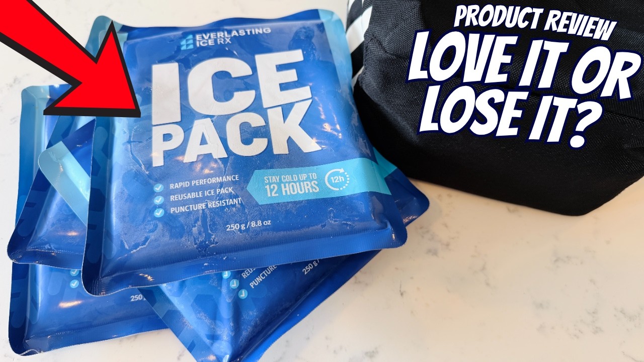 Reusable Ice Packs for Lunch Boxes & Coolers | Keep Food Cold Longer