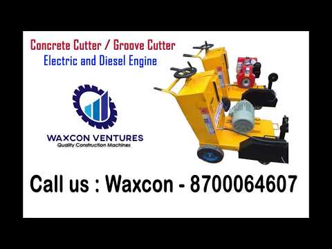 Waxcon Concrete Road Cutting Machine