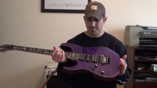 Video thumbnail for Lefty Guitar Trader Review:  Ibanez J Custom RG8570ZL by LeftyGuitarTrader