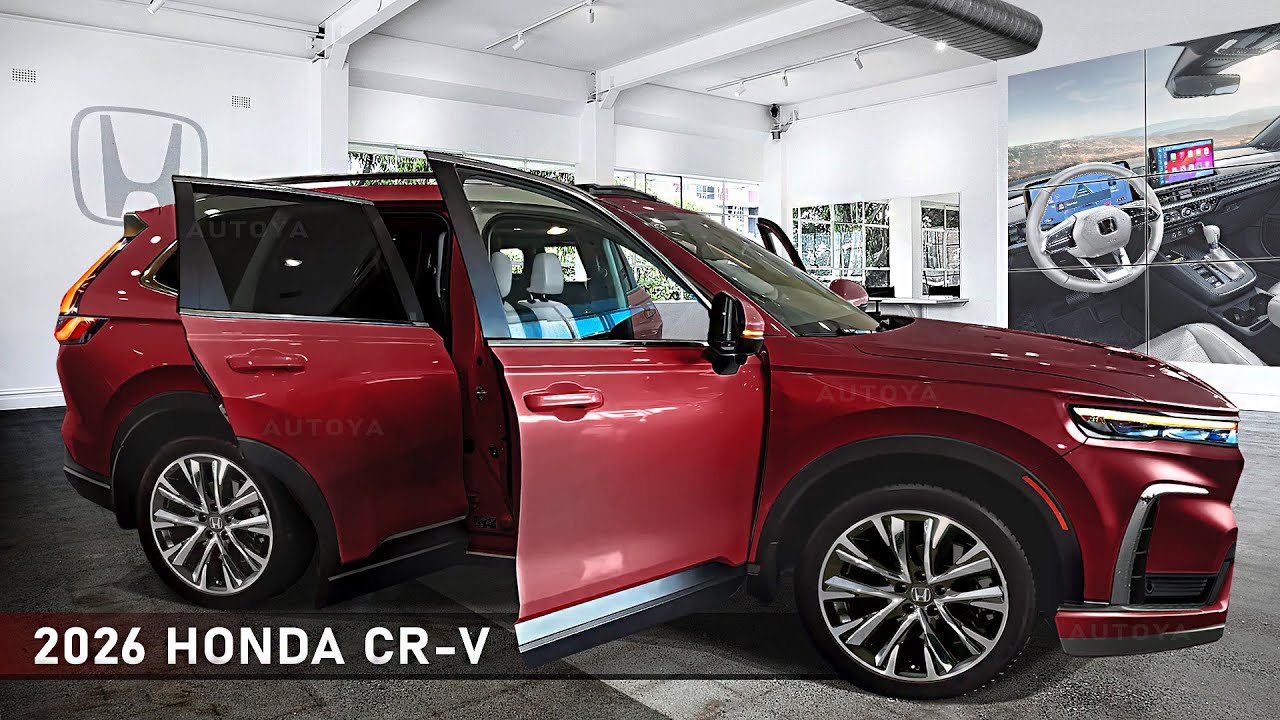 Alternatively Refreshed 2027 Honda CR-V Stars in CGI Land With More