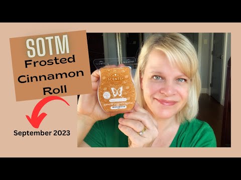 Scentsy Scent of the Month Frosted Cinnamon Roll! Bonus feature Wicked Cute / Join Promotion Aug ’23