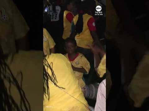 Ghanaian fans celebrate country’s World Cup draw with England #news #sports #fifaworldcup #ghana