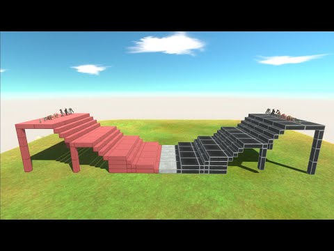 Falling Down And Fighting Test -- Animal Revolt Battle Simulator