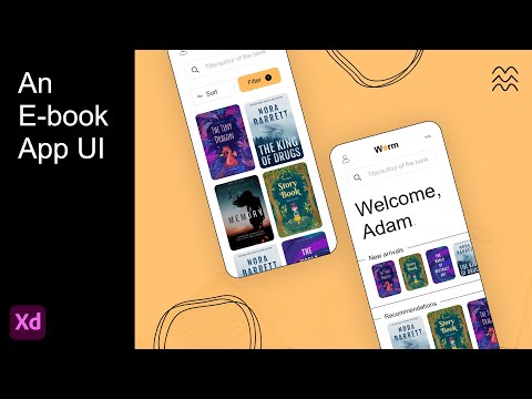 Experiences: Designing an E-book App UI with Adobe XD