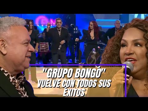 The merengue group "Bongó" returns to the stage after their reunion in 2018
