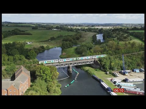 First hydrogen train runs for 1st time (no harmful emissions) (2) (UK) BBC News 30th September 2020