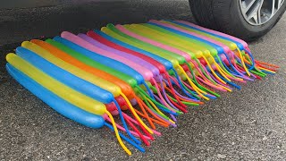 Experiment Car vs Water Balloons, Coca Cola, Fanta | Crushing Crunchy & Soft Things by Car | Test Ex