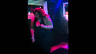 Michelle McManus "don't stop believing" cheers nightclub pa