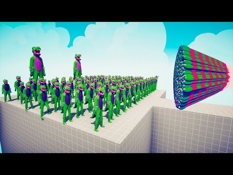 100x T-REX + 2x GIANT vs EVERY GOD -  Totally Accurate Battle Simulator TABS