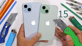 iPhone 15 Durability Test - is Aluminum better than Titanium?