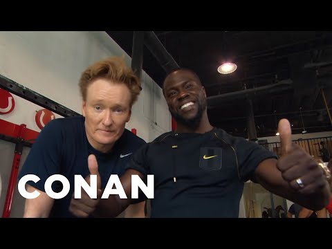 Conan v posilovně s Kevinem Hartem